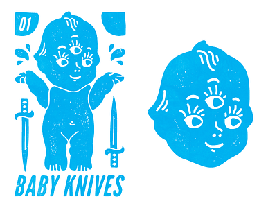 Baby Knives Zine baby knives bbyknvs logo pnw spokane zine