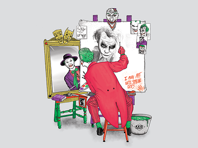 The Triple Prankster batman comics joker norman rockwell portrait t shirt