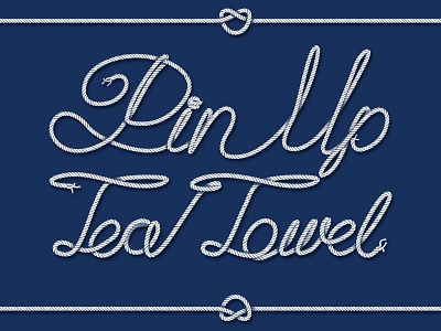 Pin Up Tea Towel