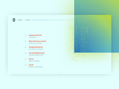 Archive gradients interaction interaction design portfolio ui design ux design web design website