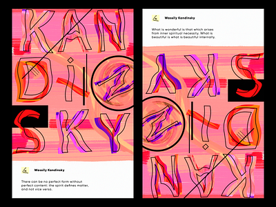 KANDINSKY abstract adobe illustrator art beauty colors draw dribbble illustration kandinsky poster poster art print shot