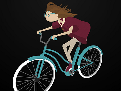 Gonna ride my bike until I get home... c4d lite character cinema cycle design model