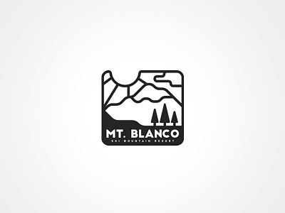 Mt. Blanco dailylogochallenge design illustrator illustrator cc logo vector