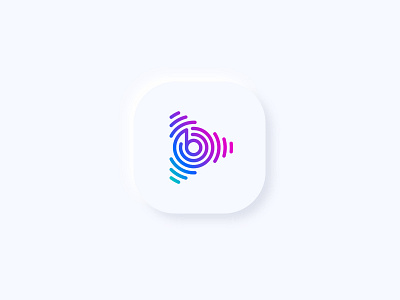 bass nue 3d app bass button dailylogochallenge design icon illustrator illustrator cc logo music music app neumorphic neumorphism trendy ui