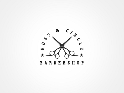 ROSS barber barbershop barbershop logo dailylogochallenge design illustrator illustrator cc logo logodesign ross and circle vector