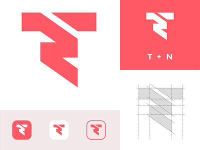 T+N concept dailylogochallenge icon illustrator logo monogram logo vector