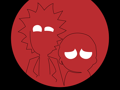 Rick and Morty app branding design icon illustration minimal rick and morty rick sanchez rickandmorty ui ux vector web
