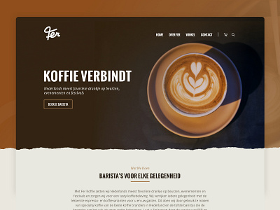 Ferkoffie Barista website