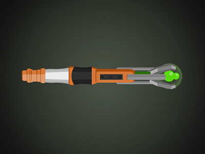 Sonic Screwdriver doctor who flat sonic screw driver timey wimey