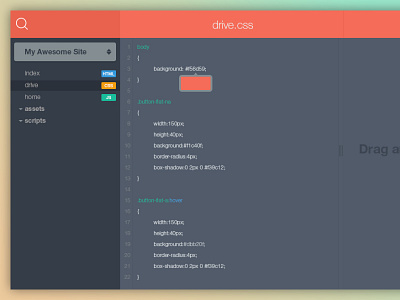 Freebie .psd - Code Editor - Light by Dave Keller on Dribbble