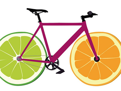 Healthy lifestyle poster cartoon design fruit health icon illustration vector