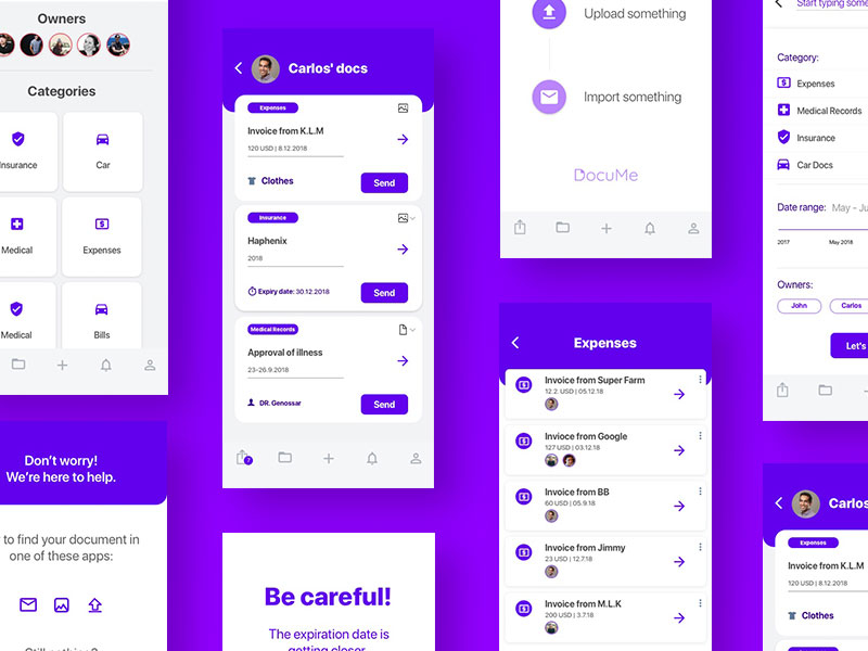 UI Screens by Batel Leibowitz on Dribbble