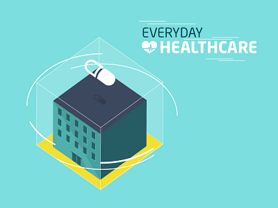 Healthcare building building heralthcare illustration