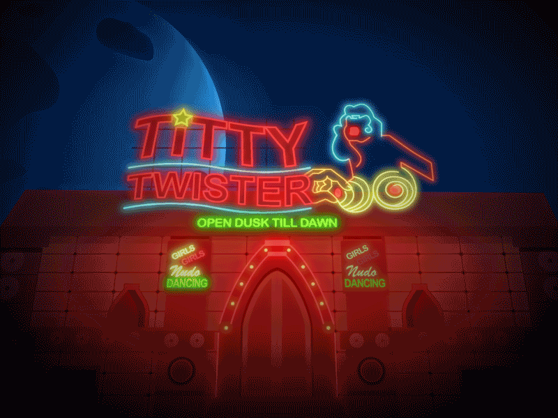 Titty Twister Baseballmütze Neon - Verstellbarer Unisex Hut