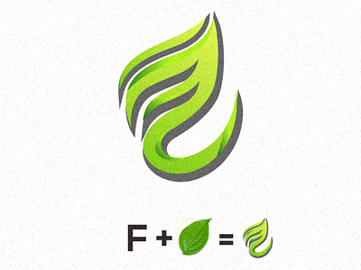 F leafe animation design icon illustration logo ui vector