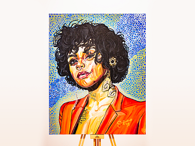 Kehlani Portrait Painting