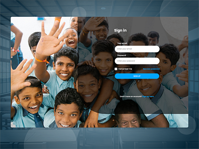 Login Page Concept for School!! bramd brand branding design graphic design ui ux vector web website