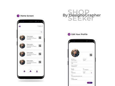 ShopSeeker UI Design design mobile app mobile ui ui