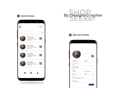 ShopSeeker UI Design