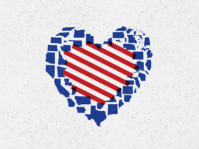 4th of July 4th of july flag fourth of july heart independence independence day mark patriotic shape states usa