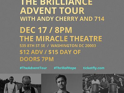 advent tour 714 concert music social media the brilliance washington dc