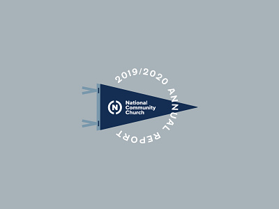 Pennant design element annual report branding flag icon logo pennant pennant flag vector