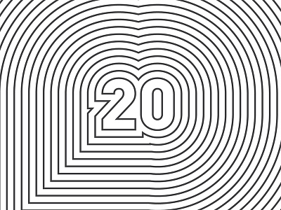 20 20 concept lines number patterns twenty