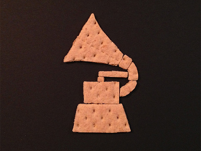 GRAHAMY AWARD award food food art funny graham cracker joke