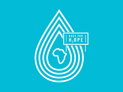 Race For H(2)OPE africa charity clean water dc logo logomark race uganda washington dc water water drop world water day