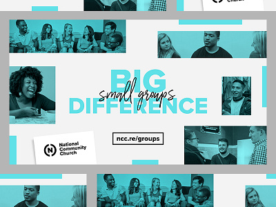 Small Groups branding campaign church difference groups people small groups