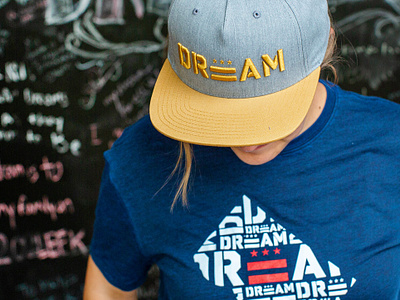 DREAM 3d embroidery apparel dc dc logo dream dream center hat shirt tshirt washington dc