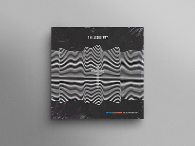 concept cover for The Jesus Way album album branding concept cover cover art cross jesus lines music waves