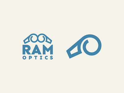 Ram Optics brand brand identity branding flat glasses goat icon icons lens minimal minimalism minimalist optic ram rams simple simple logo sport