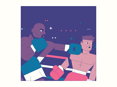 Matt from Wii Sports bjj boxer boxing editorial fight flat illustration mario mma nintendo sports sports logo videogames