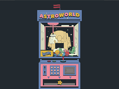 Astroworld cartoon illustraion illustration illustrations illustrator music rap travis scott