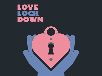 Love Lockdown album albumart drawing hand hands heart illustration illustrator key lock music rap simple