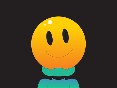 Crush crush emoji gradient illustration illustrator smile smiley face