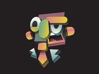 Boss 3d abstract boss chunks illustration illustrator isometric person