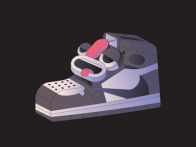 Cool Shoe 3d character design illustration illustrator isometric isometric illustration jordan