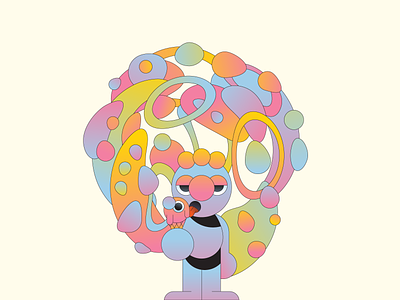 Flavour character character design food gradient icecream illustration illustrator