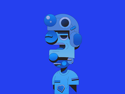 Input character character design flat future gradient helmet illustration illustrator mask