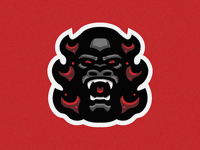 Flaming Gorilla ape branding design esport esportlogo esports esportslogo gamer gorilla gorillas illustration logo mascot mascot logo monkey vector