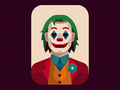 The Joker bad guy baddie badge badge logo batman batman v superman character clown comicbook dc flat illustration illustrator joker marvel superhero villain