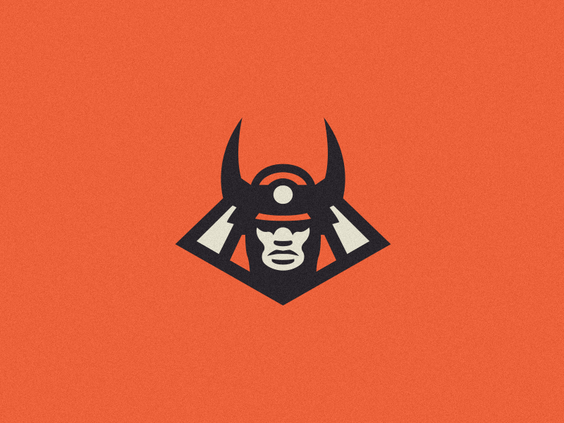 Samurai Logo by Defaced on Dribbble