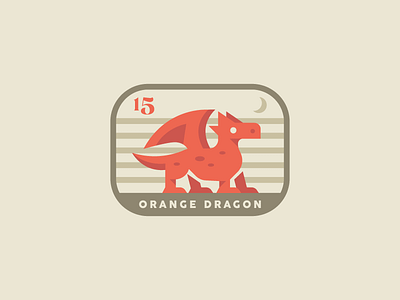 Orange Dragon animallogo branding design dragon flat illustration logodesign logodesigns minimal typography
