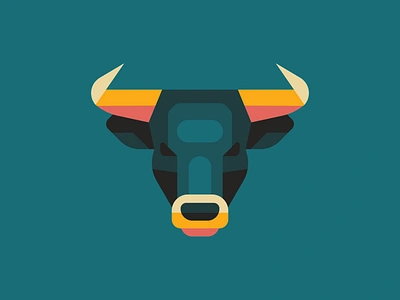 El Toro animal animal logo bull geometric icon mark minimal shape spain taurus toro