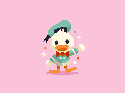 Donald Duck art character character design design disney donald dribbble duck illustration mascot mickey