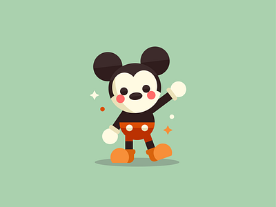 Mickey Mouse character cute design disney donald dribbble goofy logo mark mickey mickey mouse minimal minnie