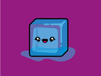 Nice Ice - Brand Idenity 2d app branding character flat happy ice icon logo nice ui ux