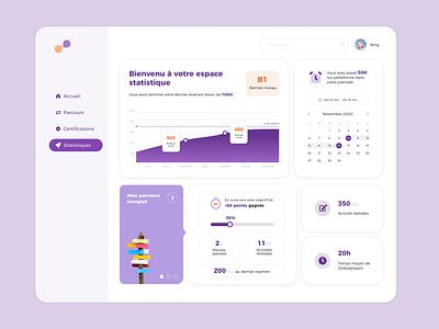 Daily UI challenge - Page statistique